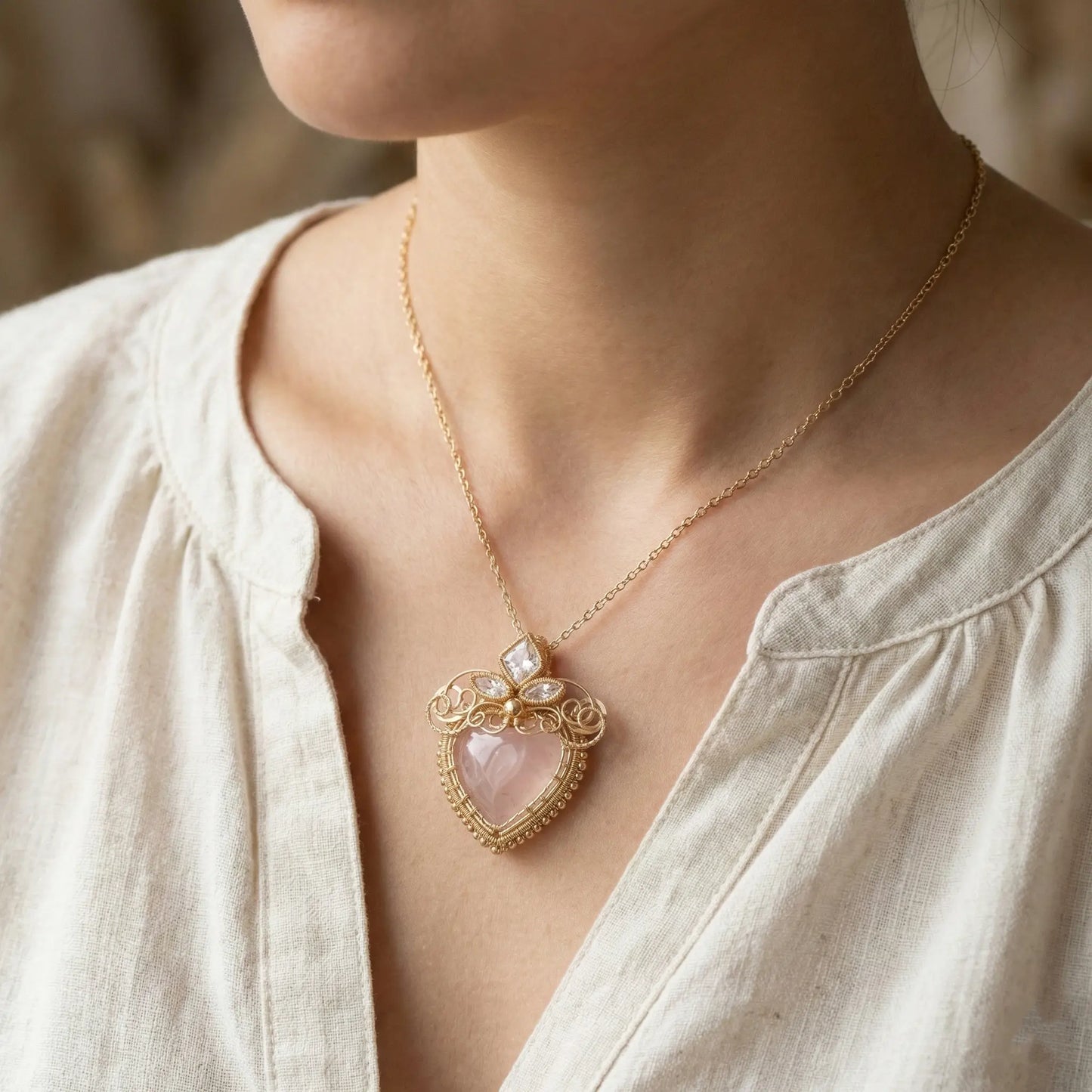 The Pulse | Rose Quartz "Heart-to-Heart" Set